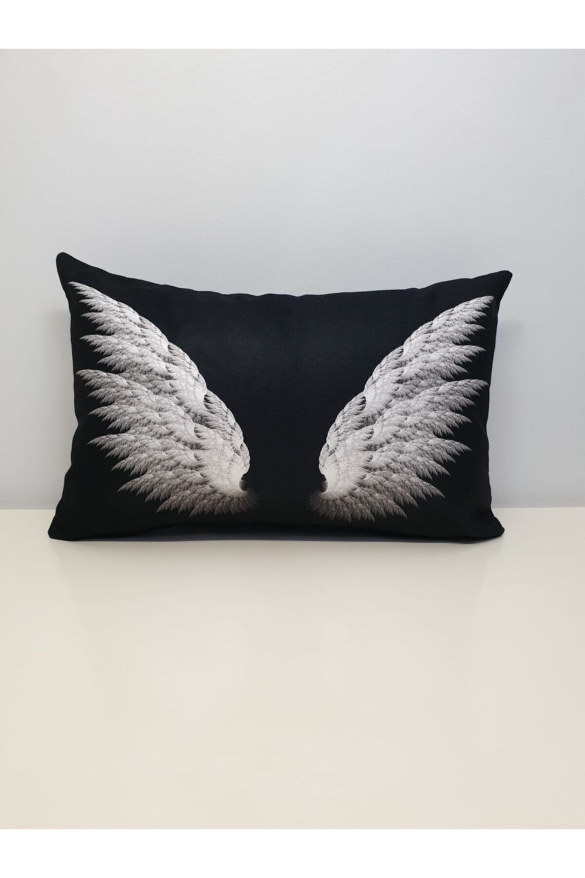 Kanat Desen Dikdörtgen Berjer Kırlent Kılıfı