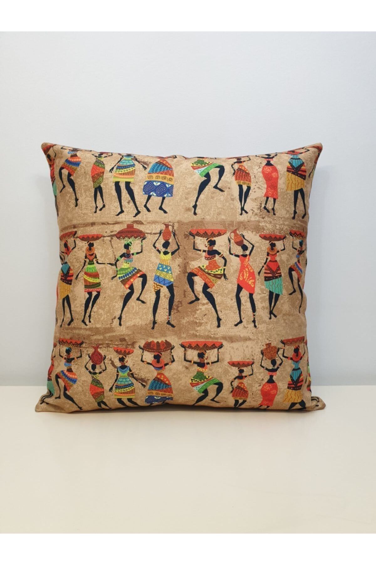 Afrikalı Desen Kırlent Kılıfı