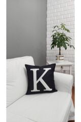 (k) Harfi Kırlent Kılıfı