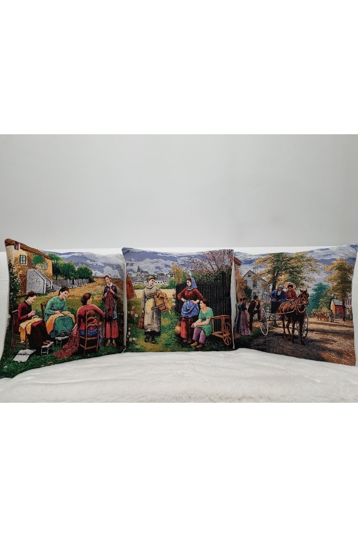 GOBLEN DOKUMA KADINLAR DESEN KIRLENT KILIF