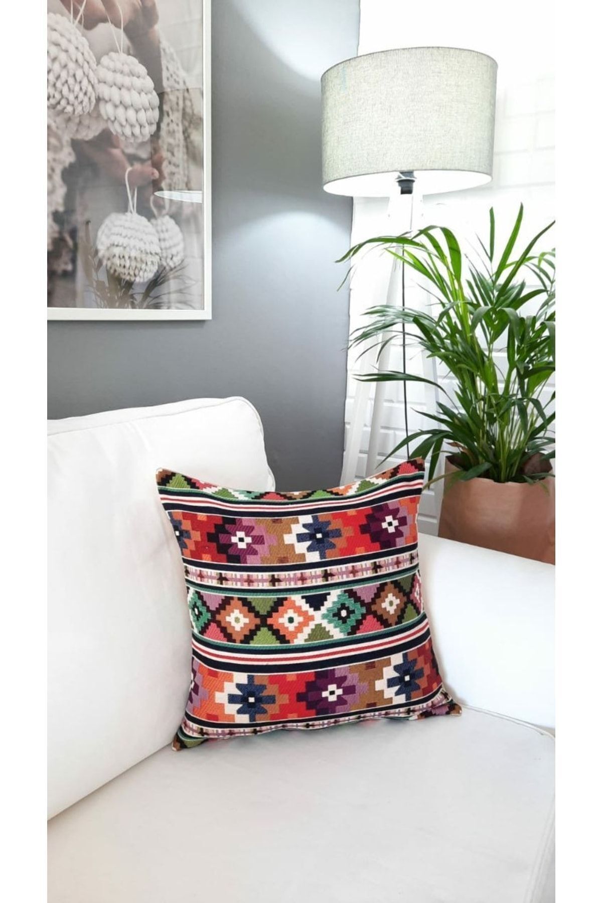 Goblen Kilim Desen2 Kırlent Kılıf