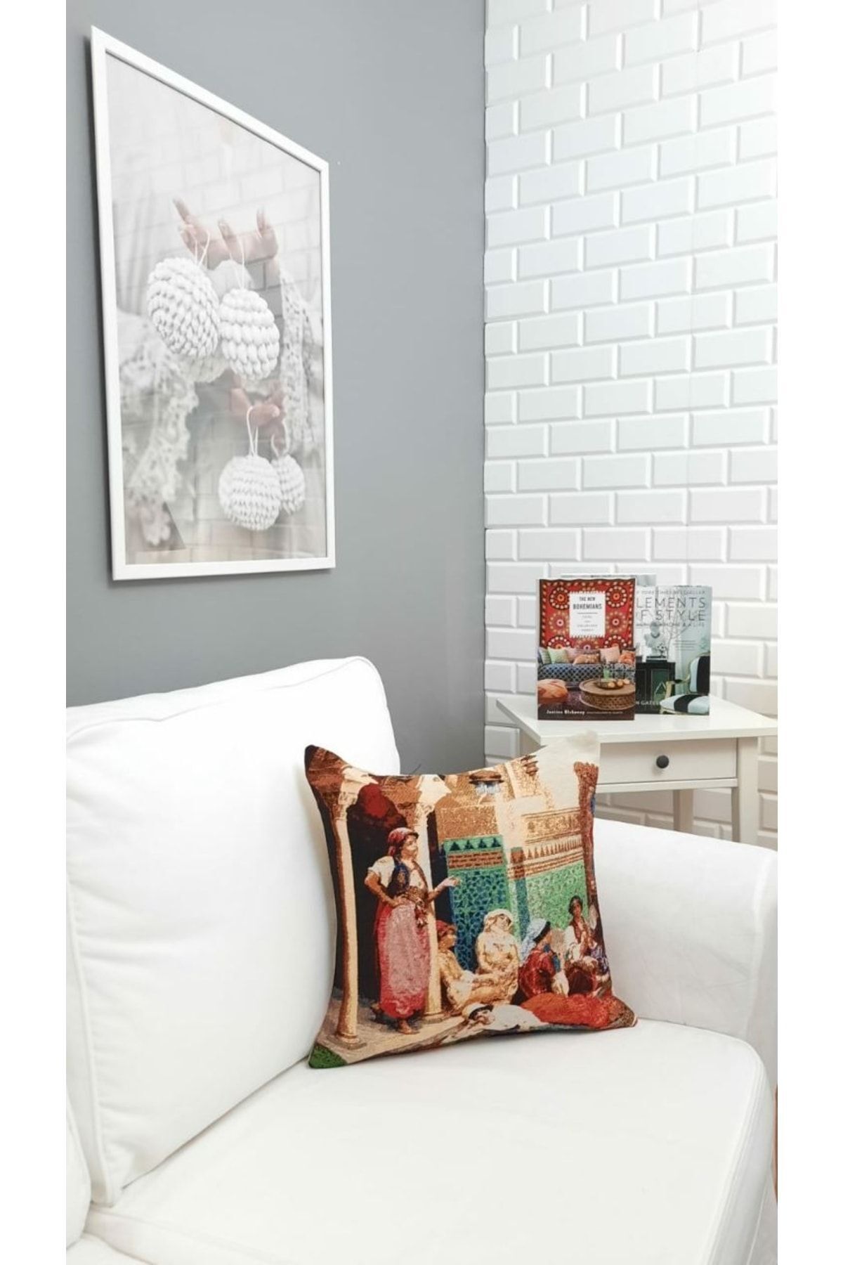 Goblen Kadınlar Desen Kırlent Kılıf