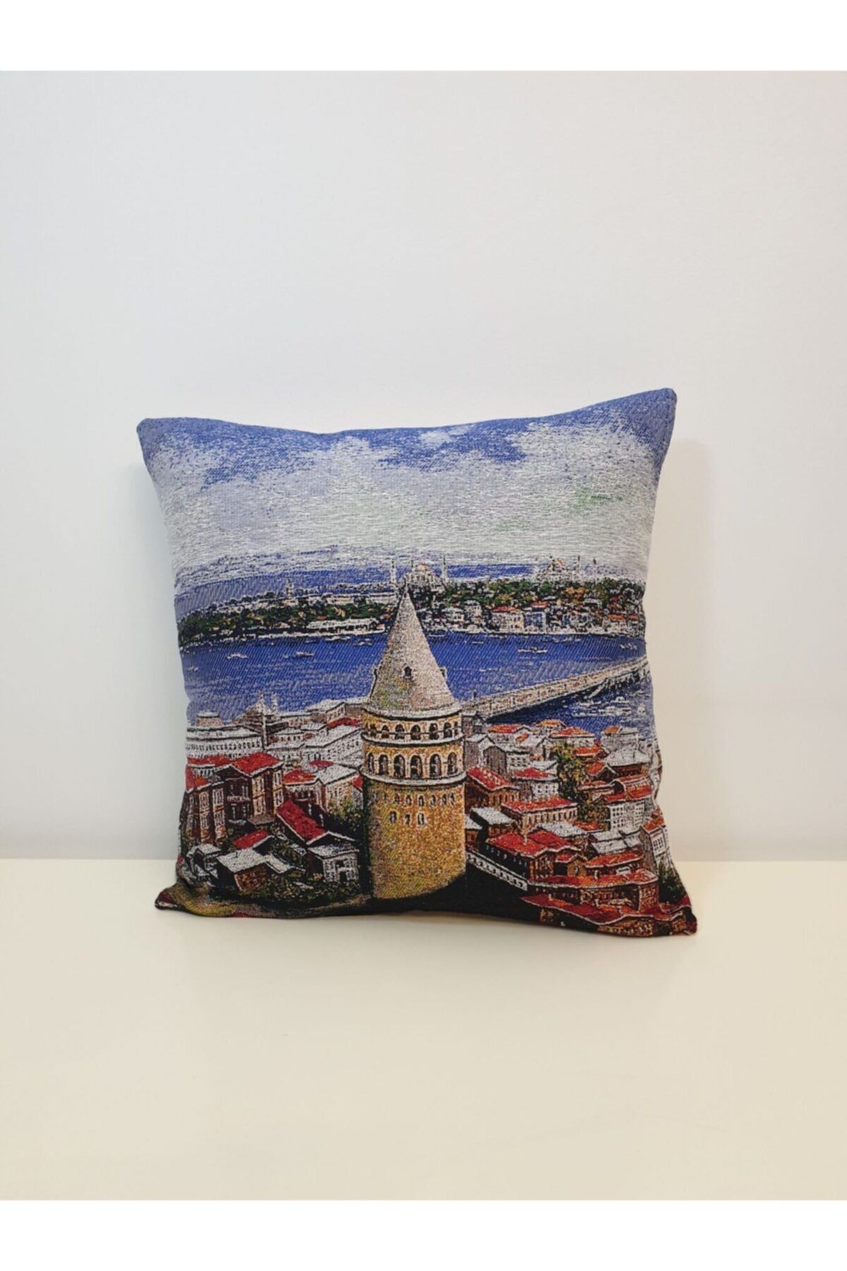 Goblen Galata Kule1 Kırlent Kılıf