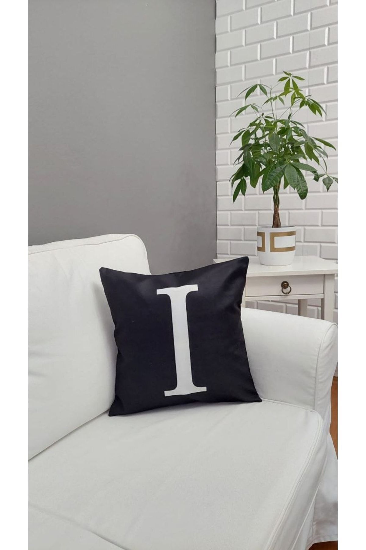 (ı) Harfi Kırlent Kılıfı