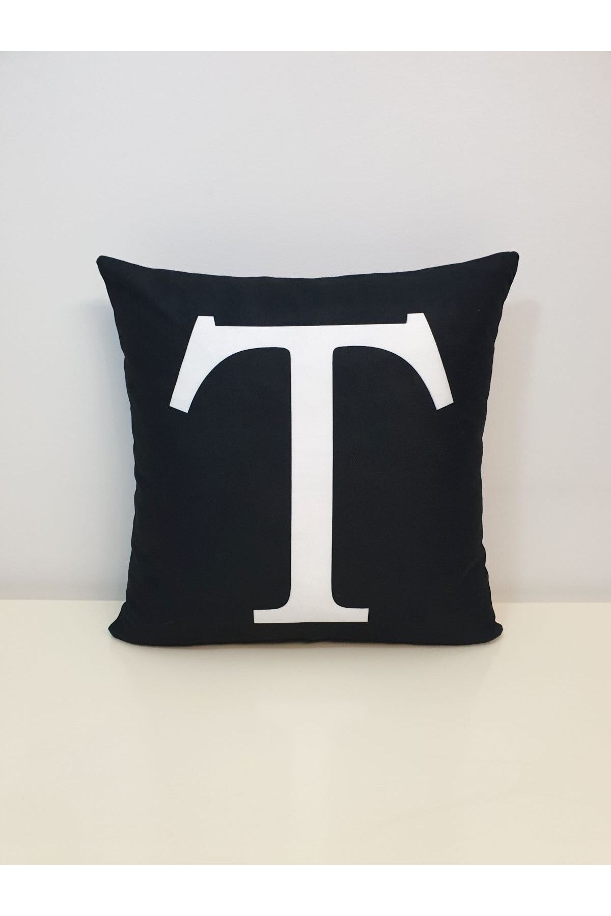 (t) Harfi Kırlent Kılıfı