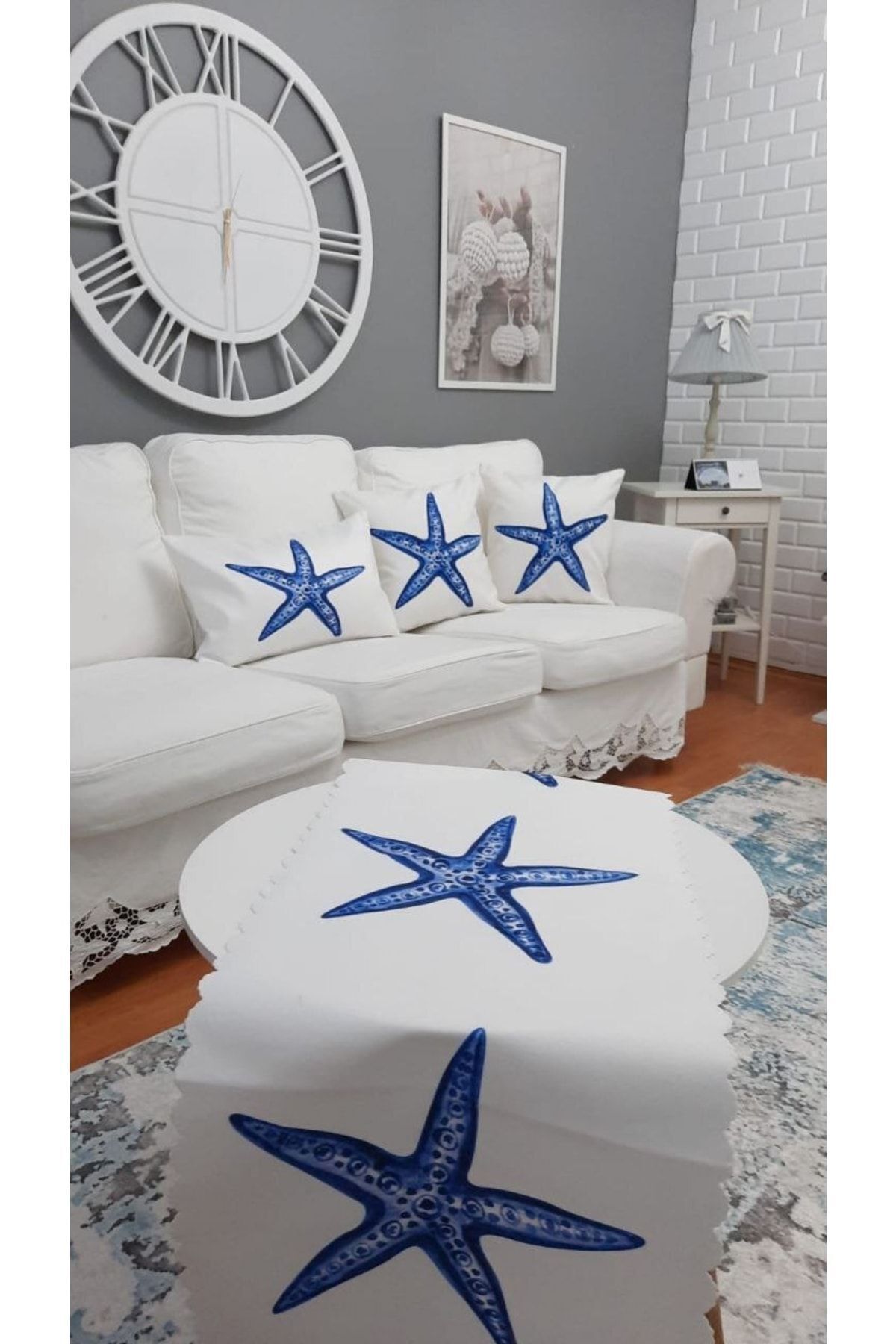 Yıldız Desen Marin Kombin Set