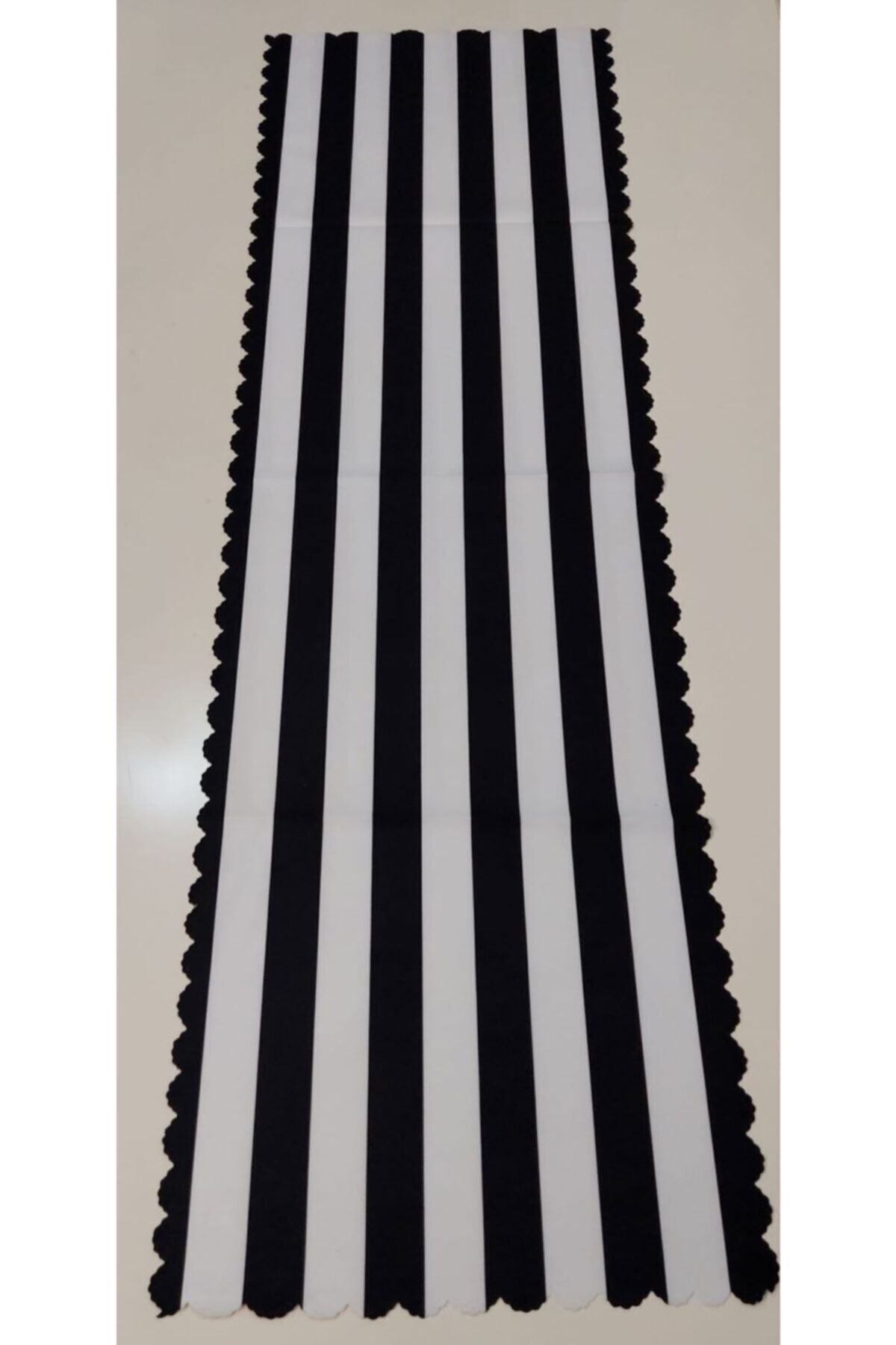 Siyah Beyaz Çizgili Desen Kombin Set