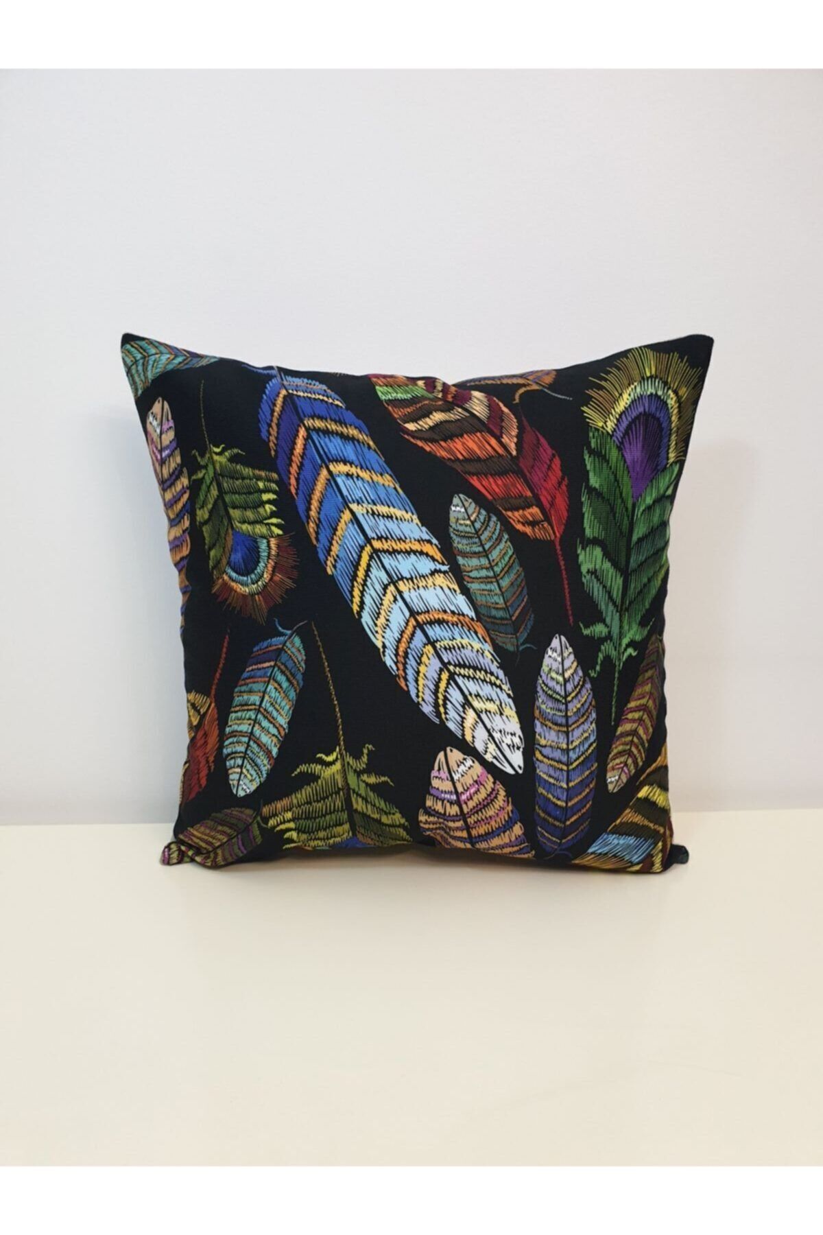 Siyah Renkli Tüy Desen Kombin Set