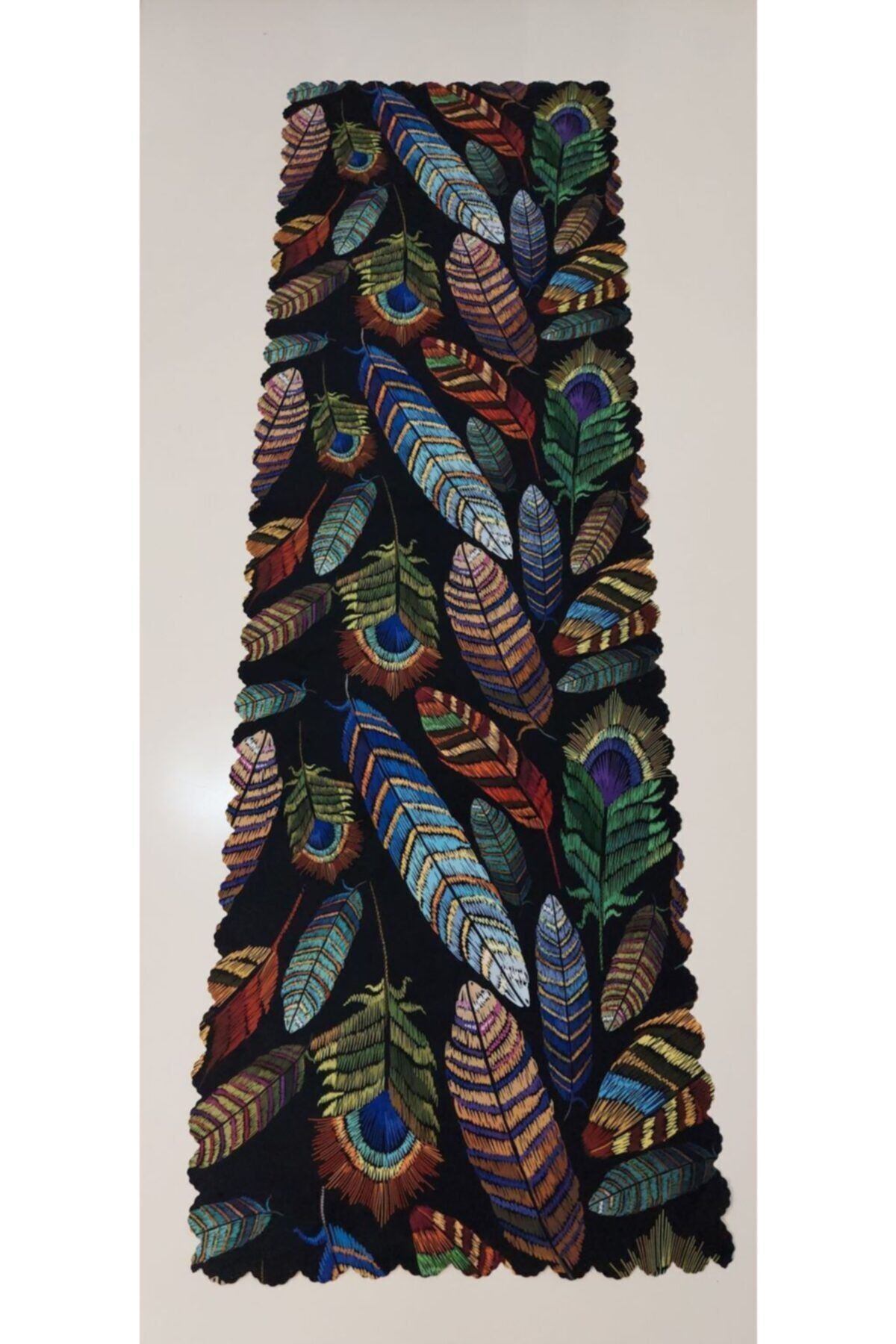 Siyah Renkli Tüy Desen Kombin Set