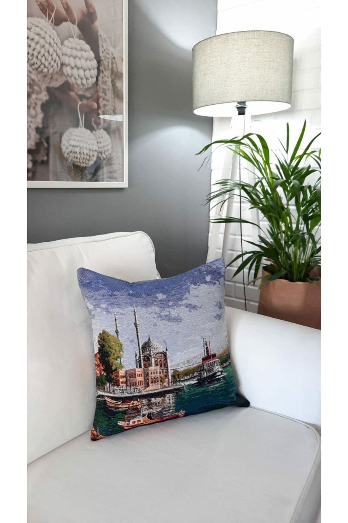 Goblen Istanbul Ortaköy Kırlent Kılıf