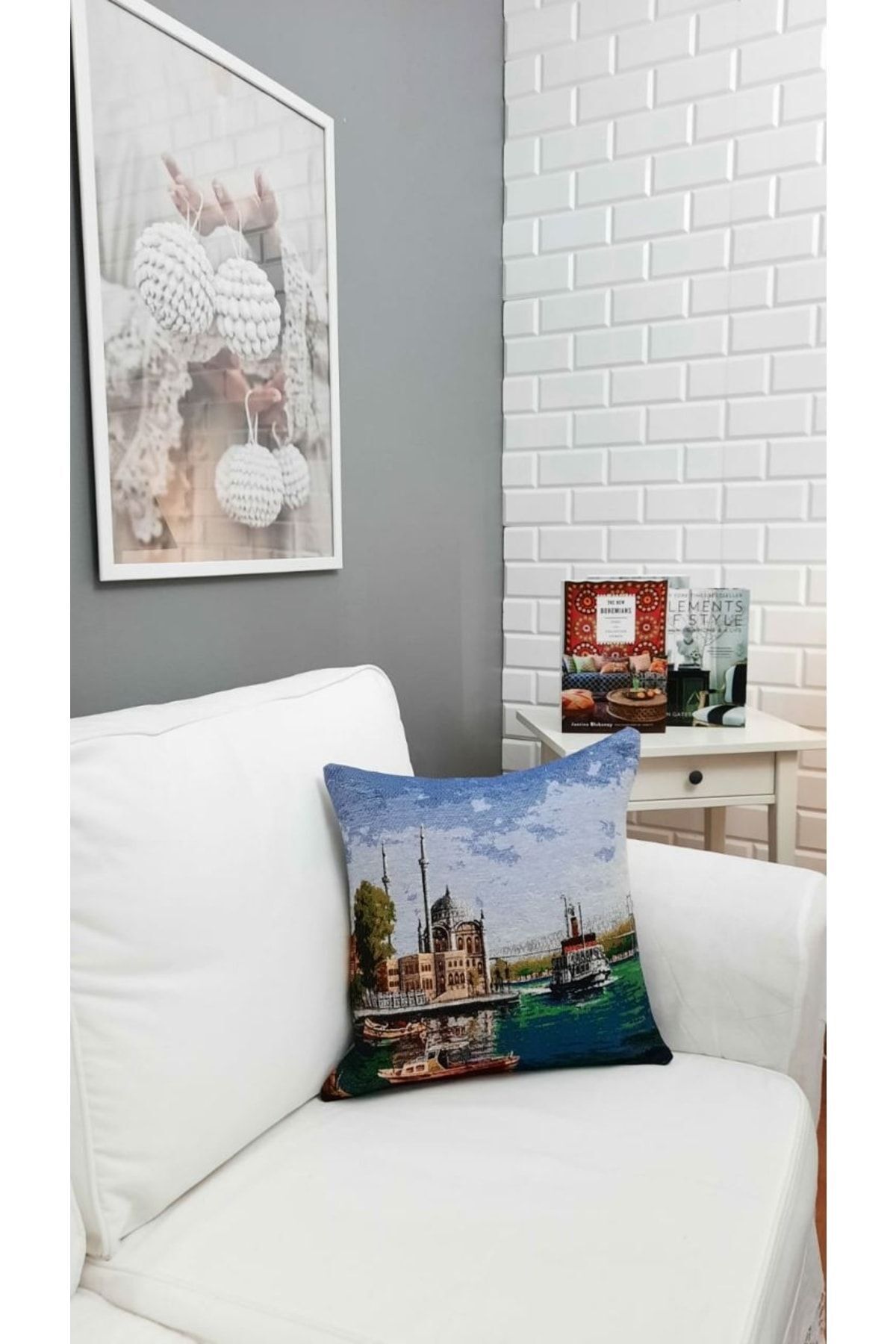 Goblen Istanbul Ortaköy Kırlent Kılıf