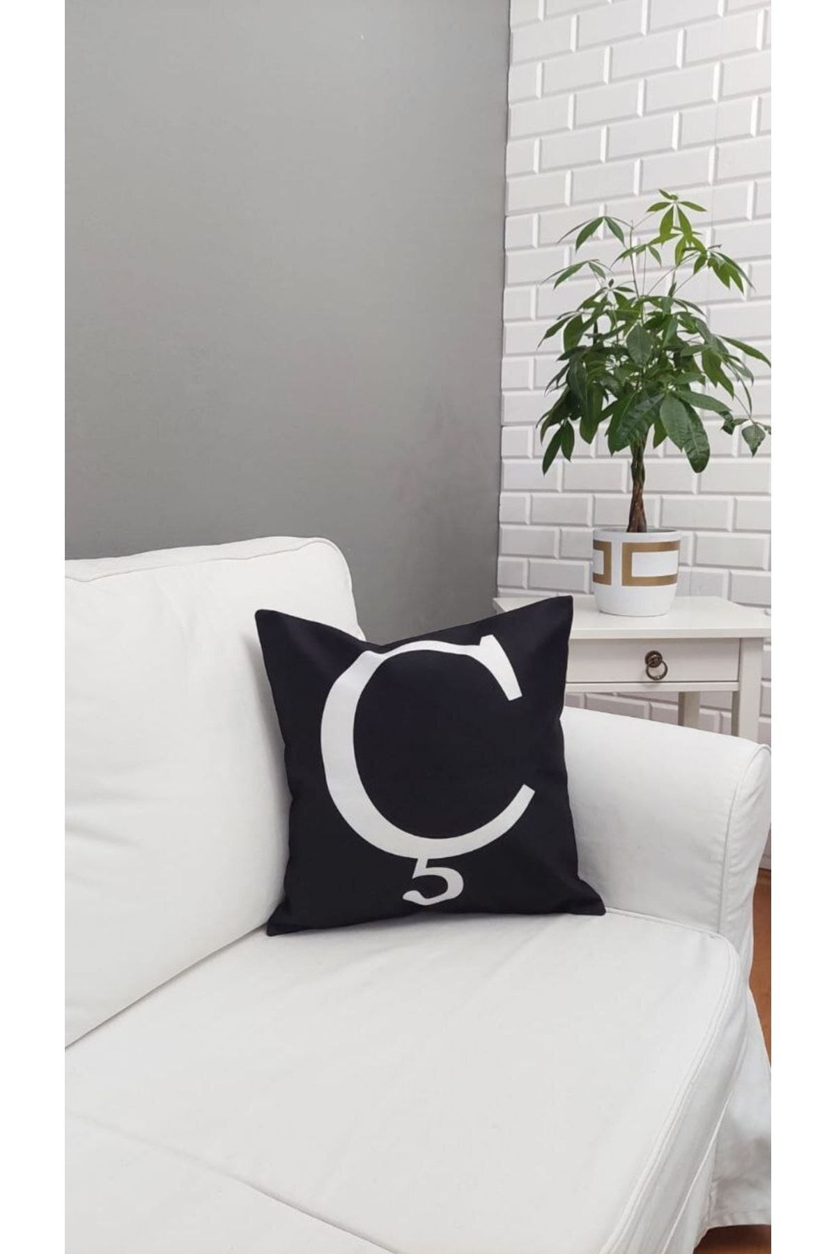 (ç) Harfi Kırlent Kılıfı