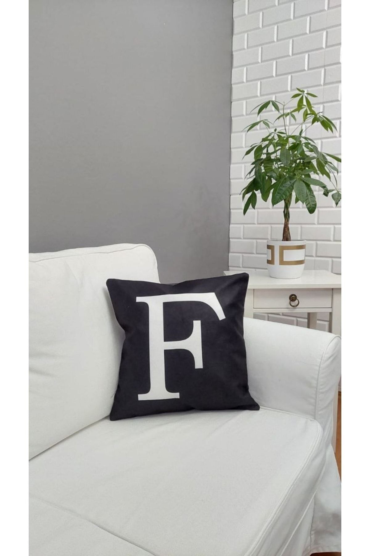 (f) Harfi Kırlent Kılıfı