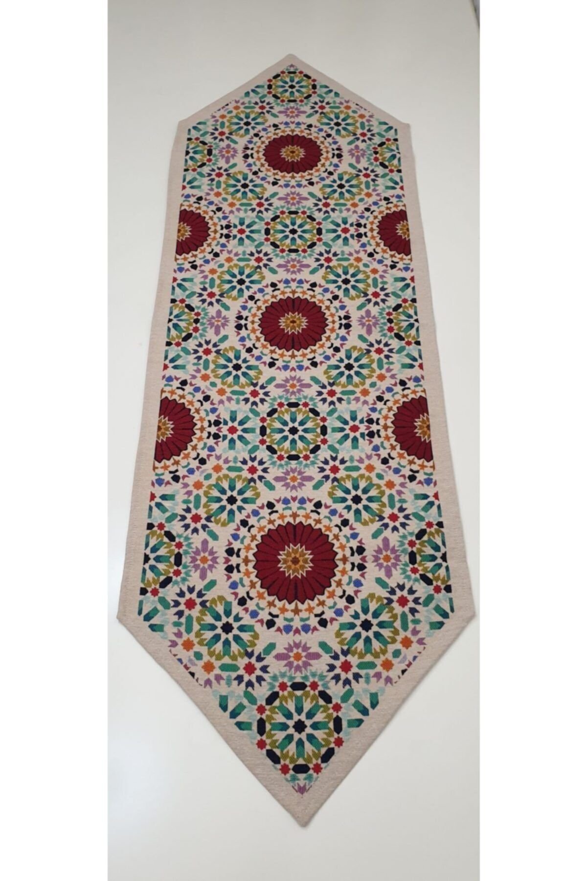 Lale Desen Goblen Dokuma Runner Ve Goblen Kılıf Set