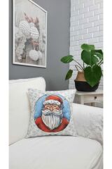 Yılbaşı Desen  Kırlent Kılıfı