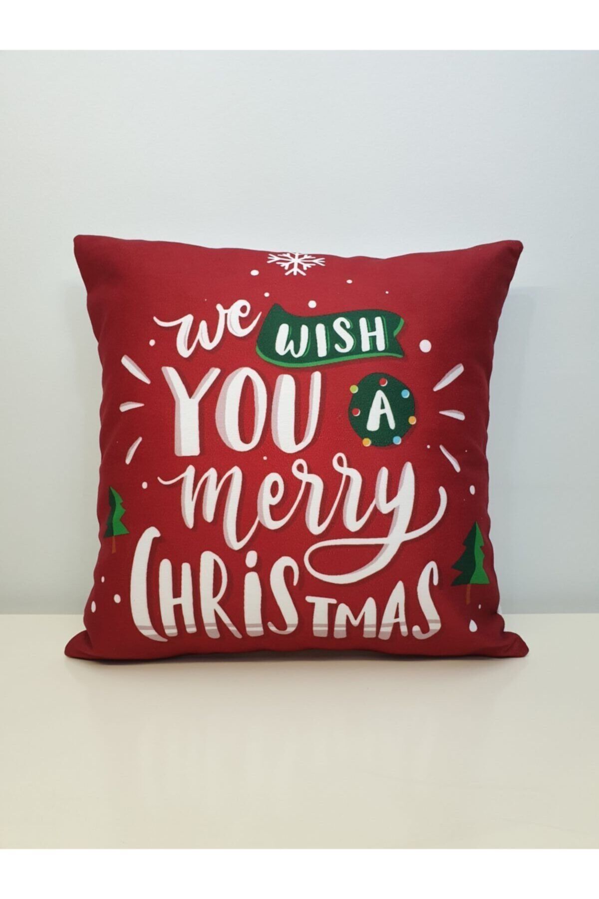 Yılbaşı Desen  Kırlent Kılıfı