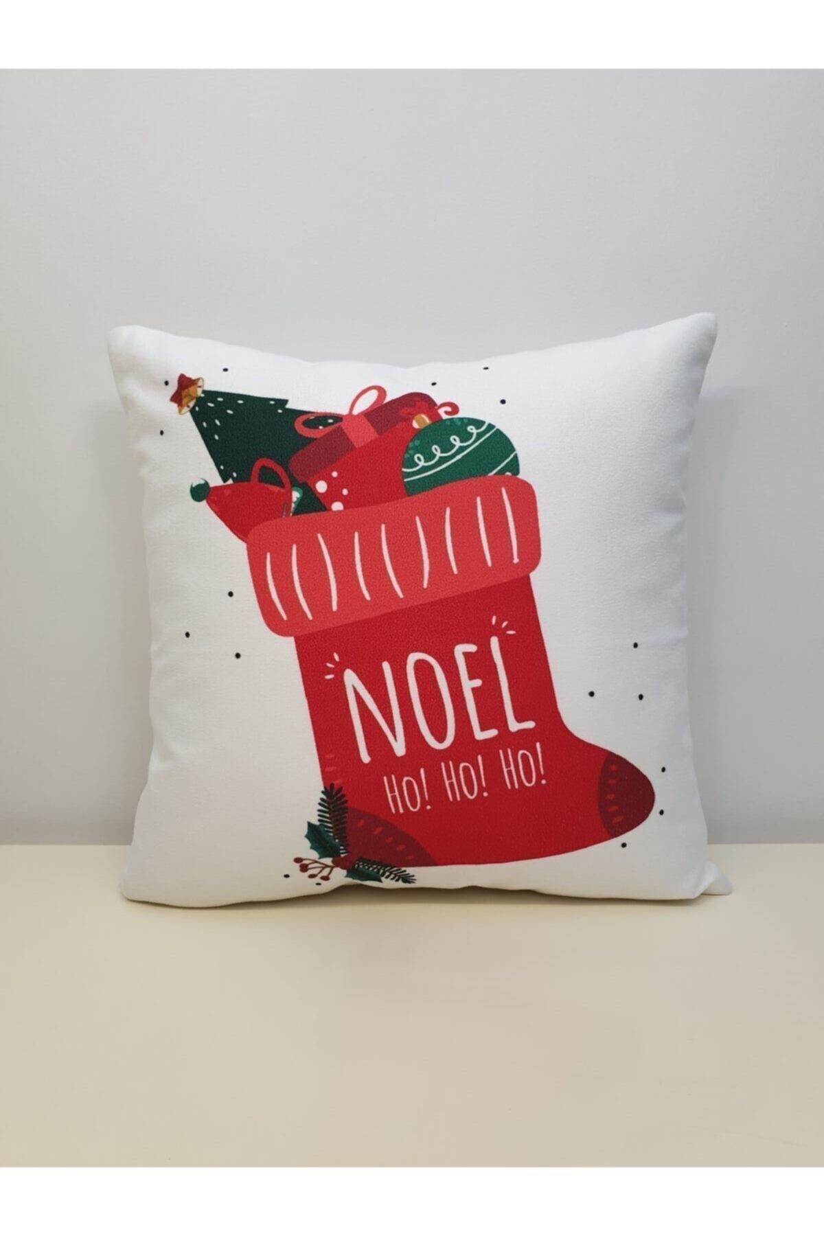 Yılbaşı Desen  Kırlent Kılıfı