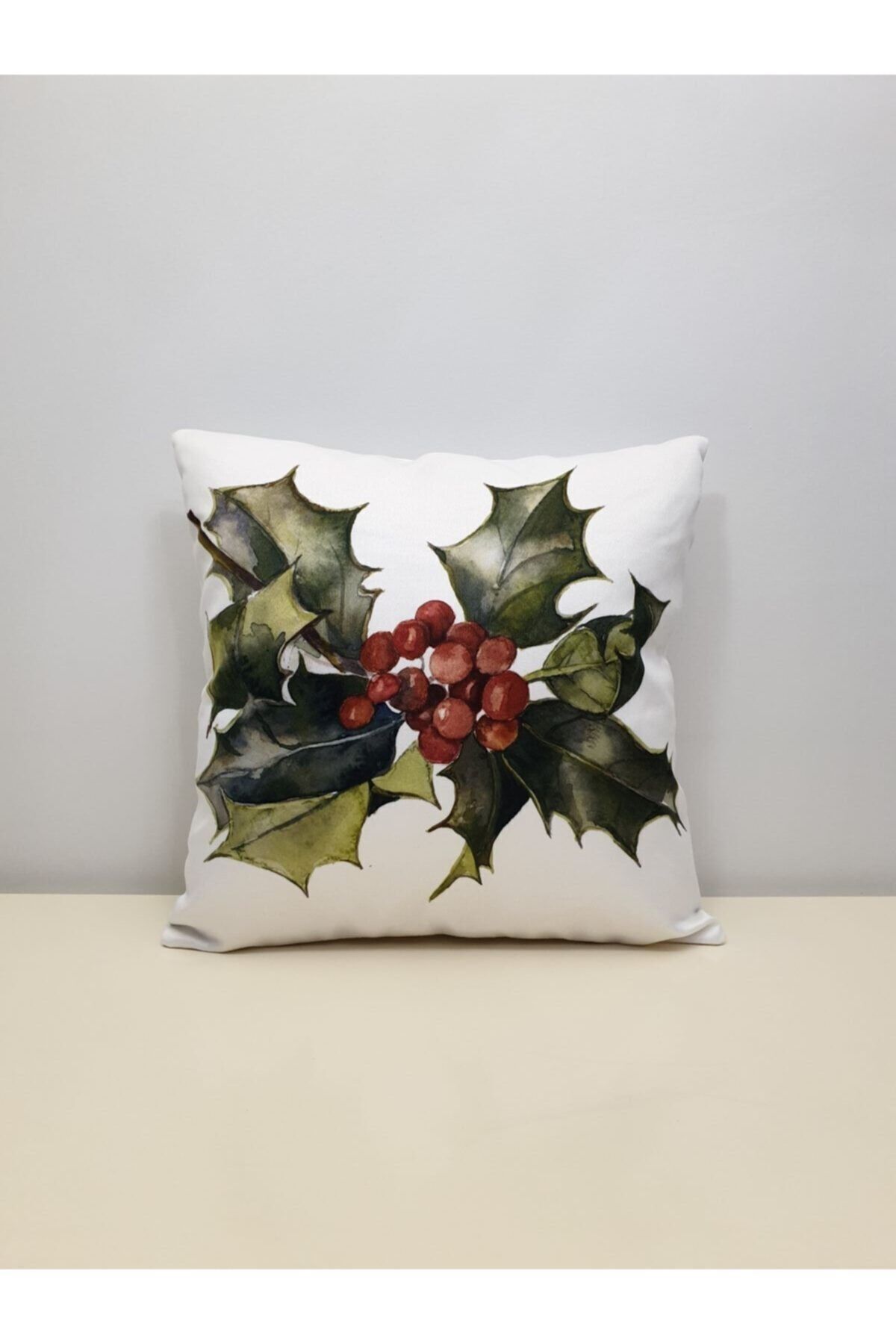 Yılbaşı Desen  Kırlent Kılıfı