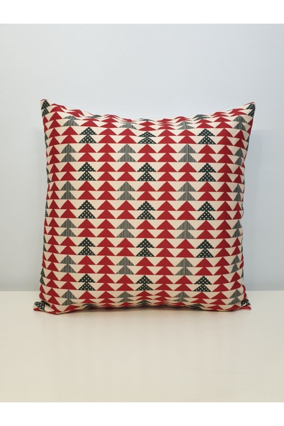 Yılbaşı Desen Kırlent Kılıfı