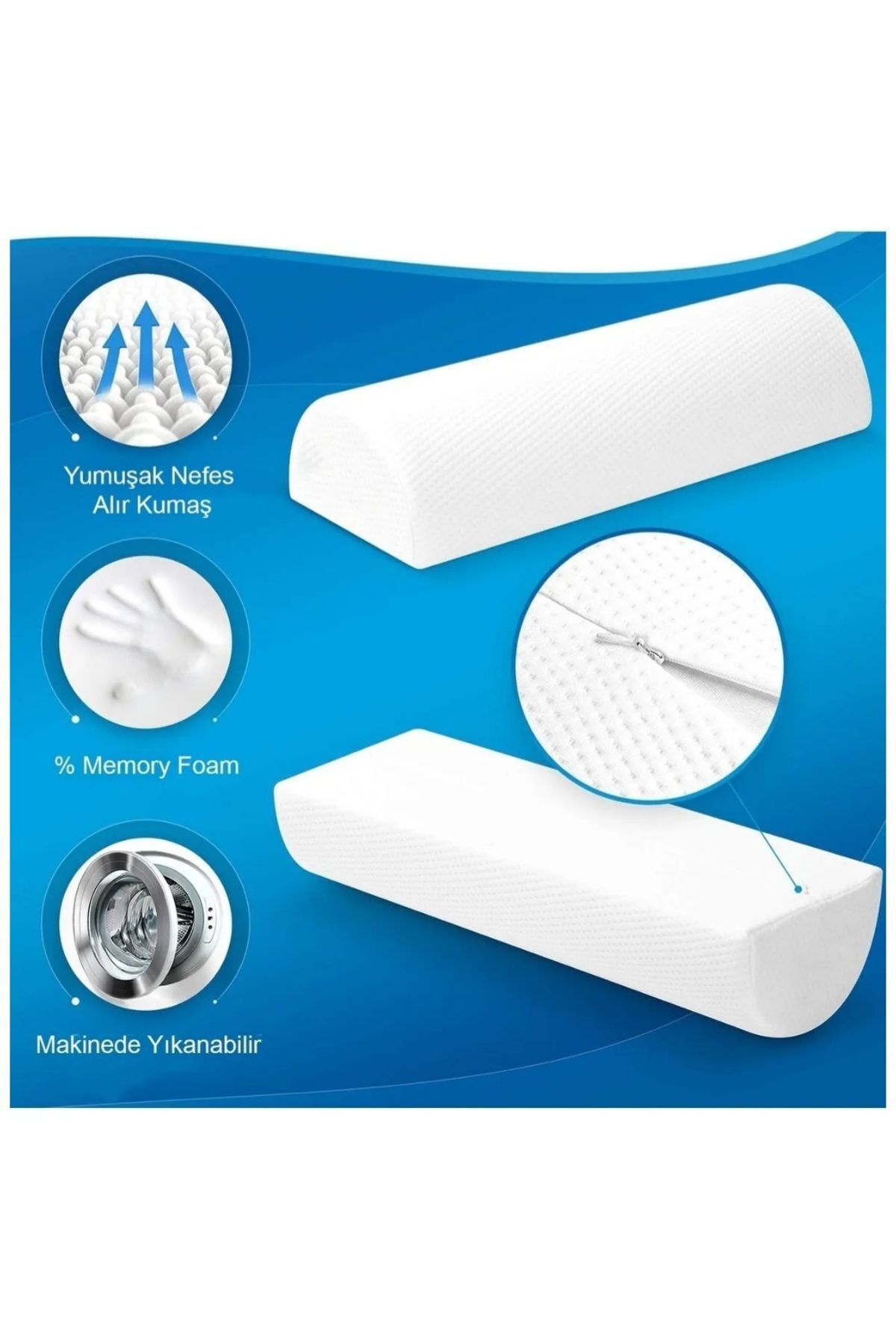 Visco Bacak Arası Pozisyon Yastığı | Omurga ve Kalça Desteği