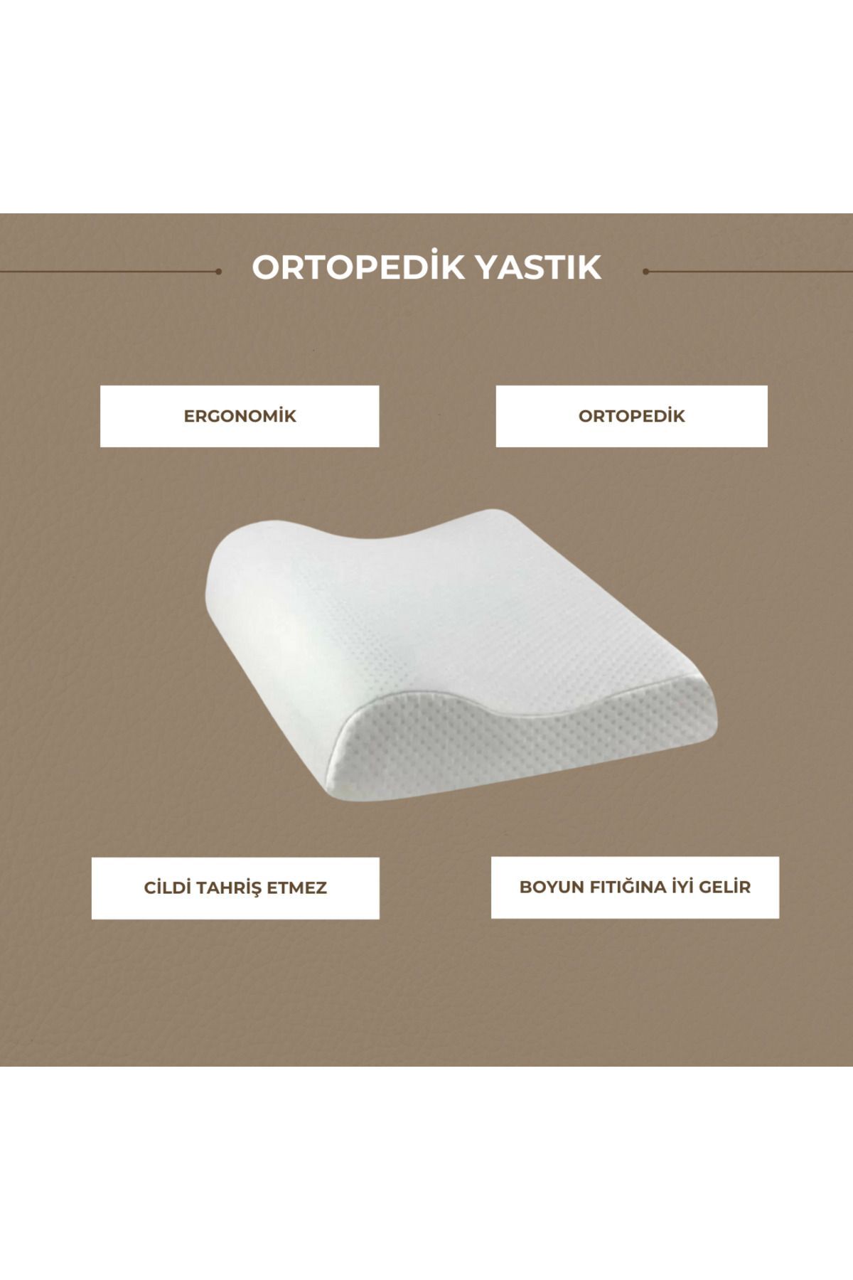Ortopedik Visco Yastık | Boyun Fıtığı ve Düzleşmesi İçin