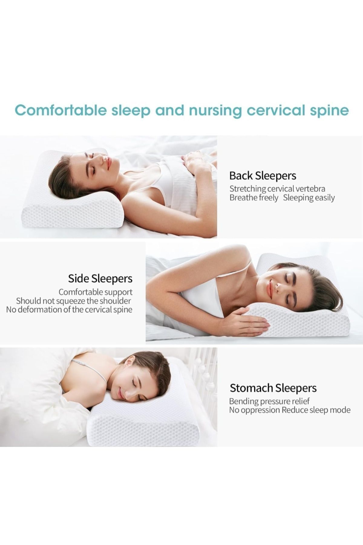 Visko Ortopedik Yastık | Boyun Fıtığı ve Düzleşmesi İçin XL Model