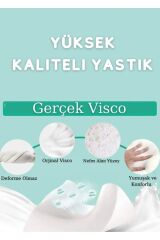 Visko Ortopedik Yastık | Boyun Fıtığı ve Düzleşmesi İçin XL Model