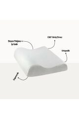 Kırlent Ev Ortopedik Visco Yastık | Boyun ve Bel Desteği | Hafızalı Sünger