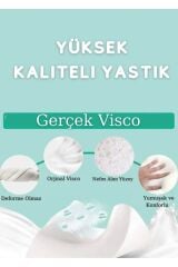 Visco Ortopedik Yastık XL – Memory Foam Boyun Düzleşmesi ve Ağrı İçin
